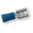 Kabelsko flatstift 2507 FL blå 3313 6,3 mm